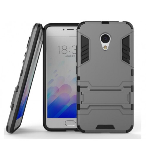 MEIZU M3S M3 Dual Defender Hybrid Kickstand Case