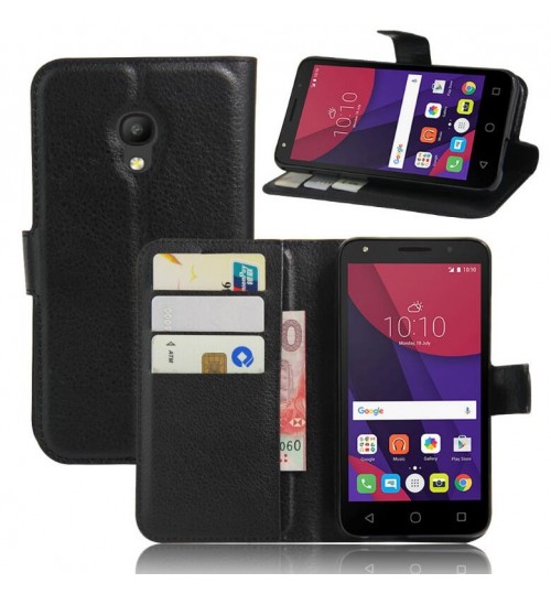 Alcatel Pixi First case wallet leather case