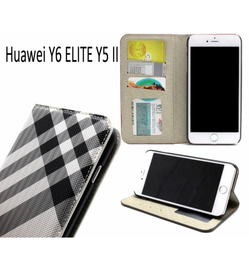Huawei Y6 ELITE Y5 II  case wallet Leather case