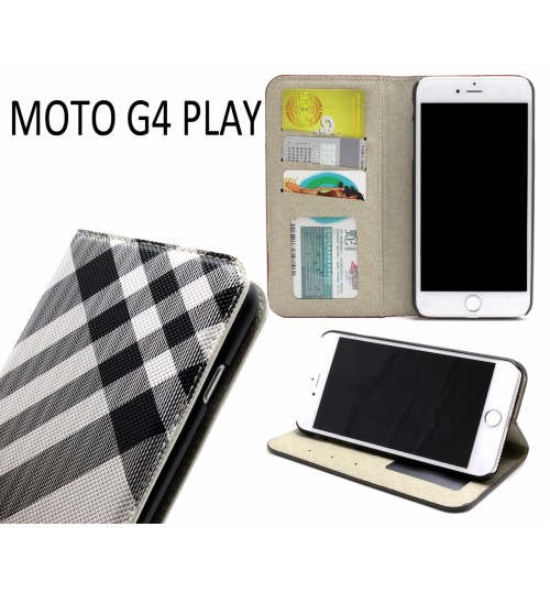 MOTO G4 PLAY case wallet Leather case