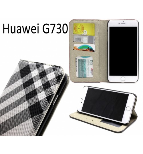 Huawei G730 case wallet Leather case