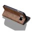 HTC M8 ultra slim retro leather wallet case 2 cards magnet