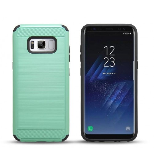 Galaxy S8 impact proof hybrid case brushed