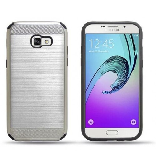 Galaxy A5 2017 impact proof hybrid case brushed