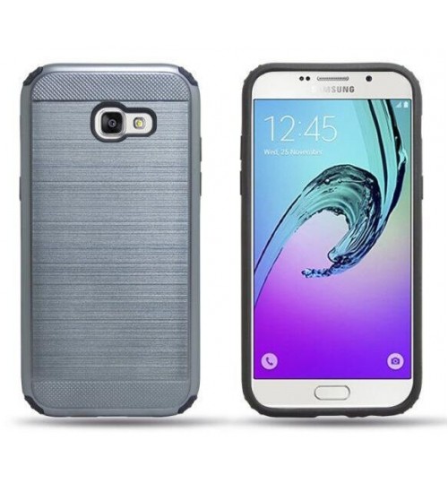 Galaxy A5 2017 impact proof hybrid case brushed