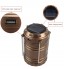 LED USB Solar Rechargeable Lantern Outdoor Camping Hiking Lamp Light