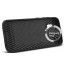 Galaxy S8 impact proof hybrid case card clip Brushed Metal Texture