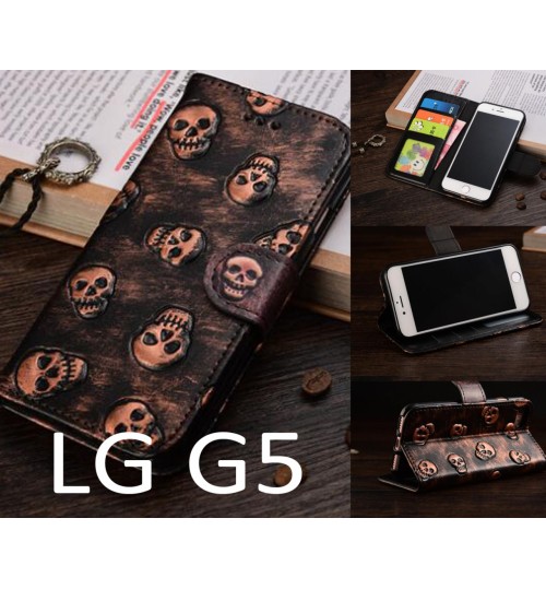LG G5 Leather Wallet Case Cover