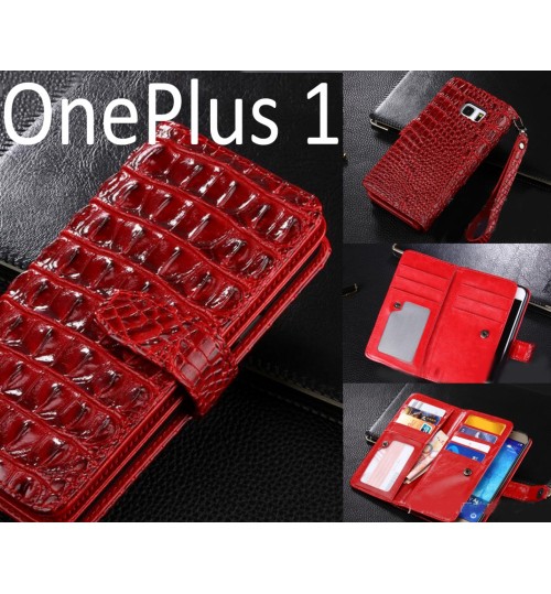 OnePlus 1 Croco wallet Leather case