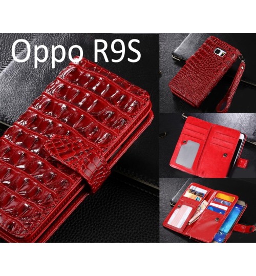 Oppo R9S Croco wallet Leather case