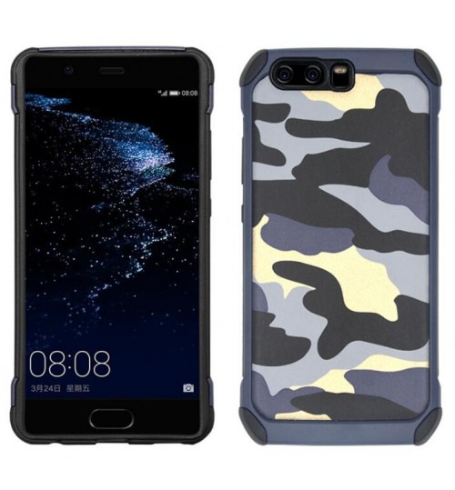 Huawei P10 Plus impact proof heavy duty camouflage case