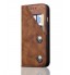 Galaxy Xcover 4 ultra slim retro leather wallet case 2 cards magnet