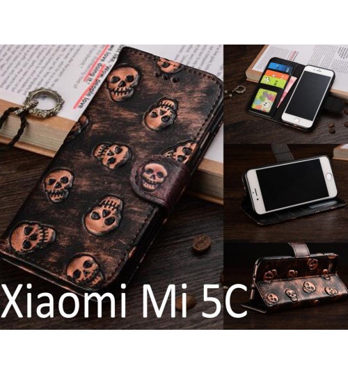 Xiaomi Mi 5C Leather Wallet Case Cover