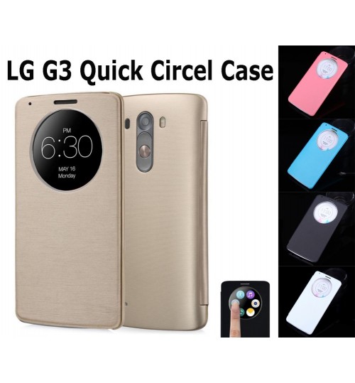 LG G3 case Smart Quick Circle View Flip case