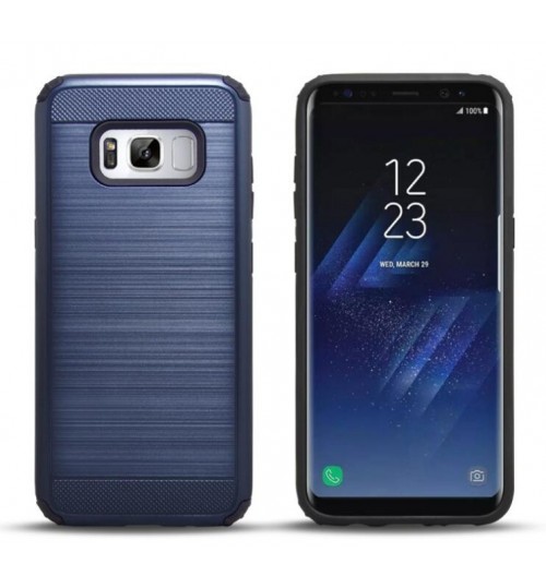 Galaxy S8 impact proof hybrid case brushed