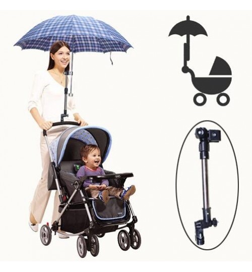 Baby Pushchair Chair Umbrella Bar Holder Mount Stander Stroller