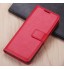 Galaxy S8 Plus Vintage Fine Leather Wallet Case - Red