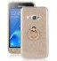 Galaxy J1 2016 Soft tpu Bling Kickstand Case with Ring Rotary Metal Mount