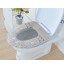 Bathroom Toilet Seat Warmer Cover Washable