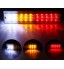 Waterproof 20 LED truck trailer lights x 1 pair