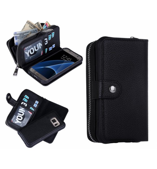 Galaxy S8 PLUS detachable full wallet leather case