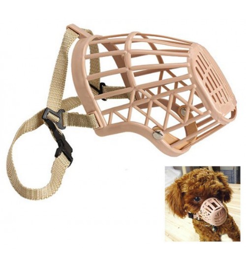 Plastic Dog Pet Muzzle Mouth Mesh