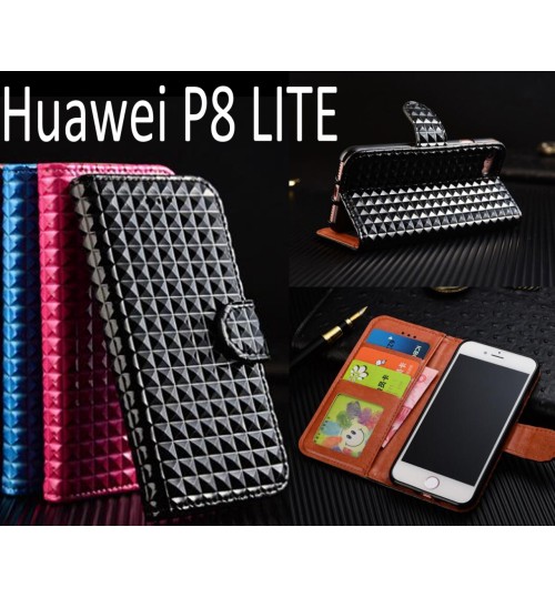 Huawei P8 LITE Leather Wallet Case Cover