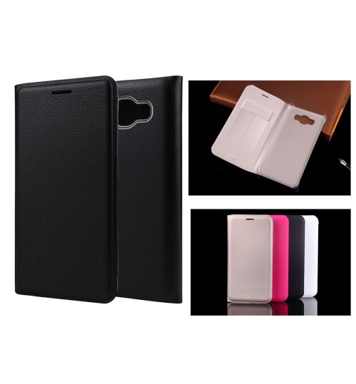 Galaxy J5 case Flip Leather Cover with Card