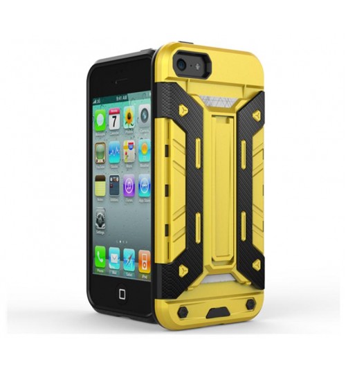iPhone 5 5s SE Case Card Holder Kickstand Case
