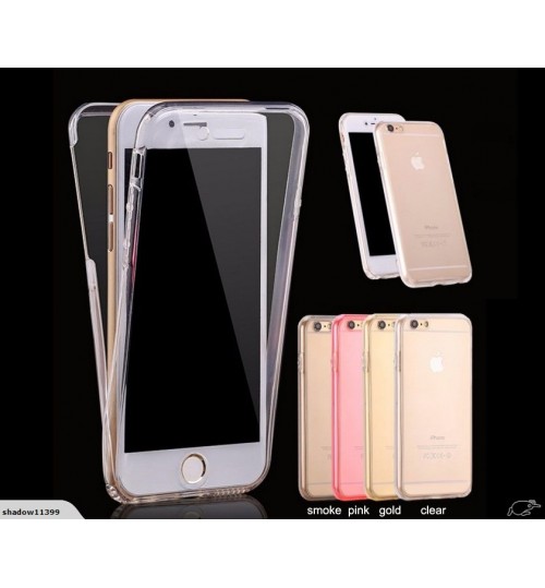 iphone 5 5s SE case 2 piece transparent full body protector case