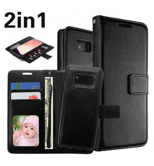 Galaxy S8 plus Case wallet leather detachable case