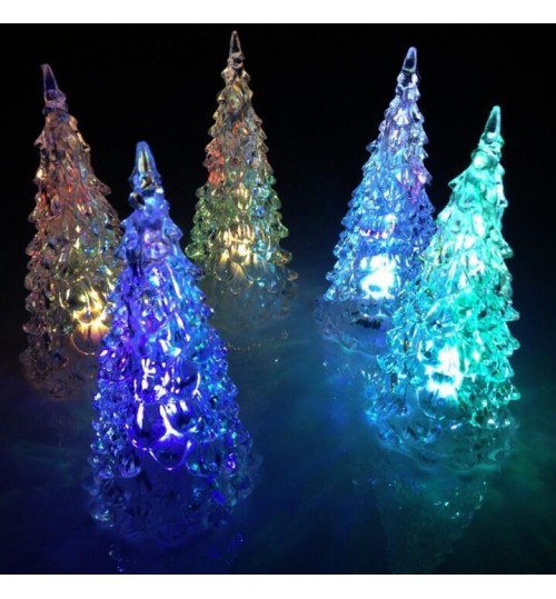 LED Lamp Light Acrylic Christmas Tree