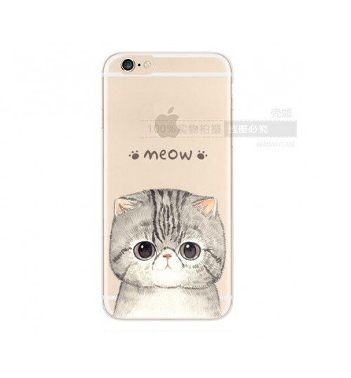 iPhone 5 5s SE case Cat Style Meow TPU Soft Gel Case