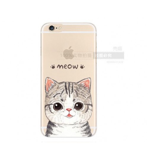 iPhone 5 5s SE case Cat Style Meow TPU Soft Gel Case