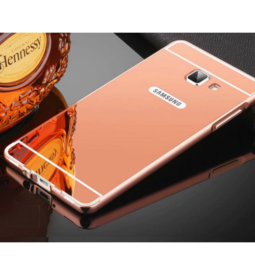 Sumsung Galaxy A5 2016 Slim Metal bumper with mirror back cover case