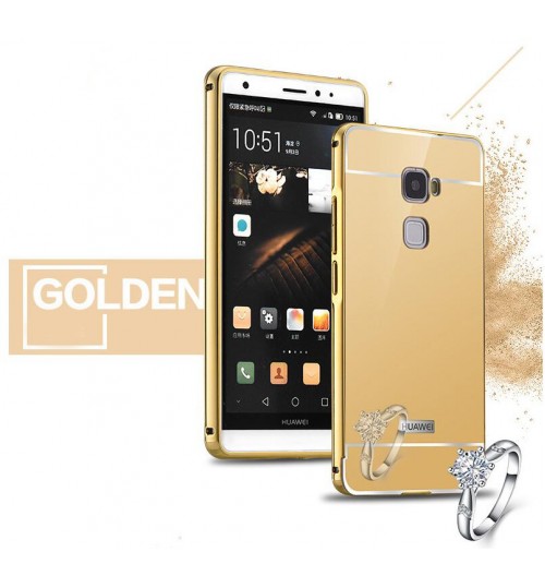 HUAWEI MATE S case Slim Metal bumper with mirror back cover case