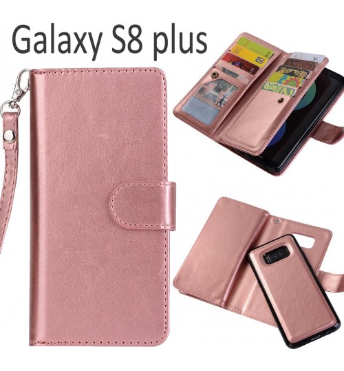 Galaxy S8 plus detachable full wallet leather case