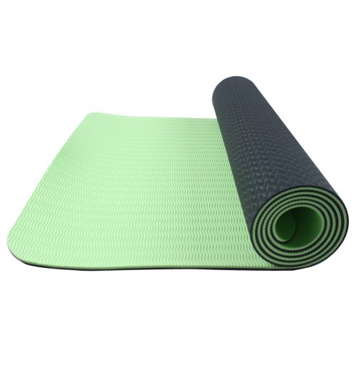 Yoga Mat 6 mm Non Slip TPE with Rope