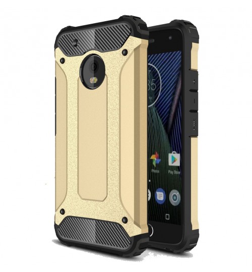 MOTO G5 Case Armor Rugged Holster Case