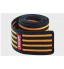 weightlifting knee wraps orange-line