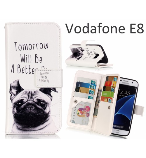 Vodafone E8 Case Multifunction wallet leather case