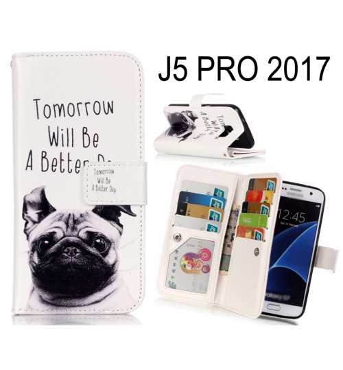 J5 PRO 2017 Case Multifunction wallet leather case