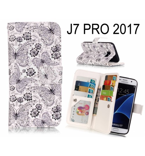 J7 PRO 2017 Case Multifunction wallet leather case