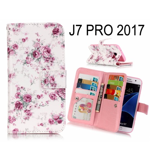 J7 PRO 2017 Case Multifunction wallet leather case