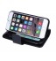 Vodafone N8  Case Leather Wallet Case Cover - Black