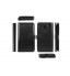 Huawei Y7 Prime Case Multifunction Wallet Leather Case - Black