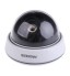 Dummy Fake Surveillance CCTV Security Dome Camera With Flashing Red LED Light