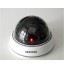 Dummy Fake Surveillance CCTV Security Dome Camera With Flashing Red LED Light