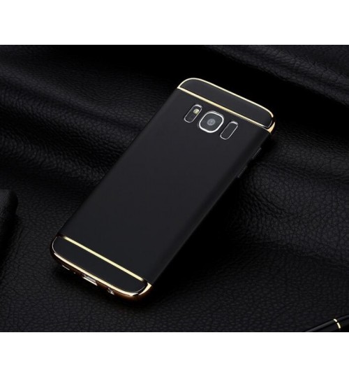 Galaxy S8  plus case Luxury Electroplating 3 in 1 case