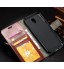 Galaxy J3 Pro 2017  Vintage Fine Leather Wallet Case - Hot Pink